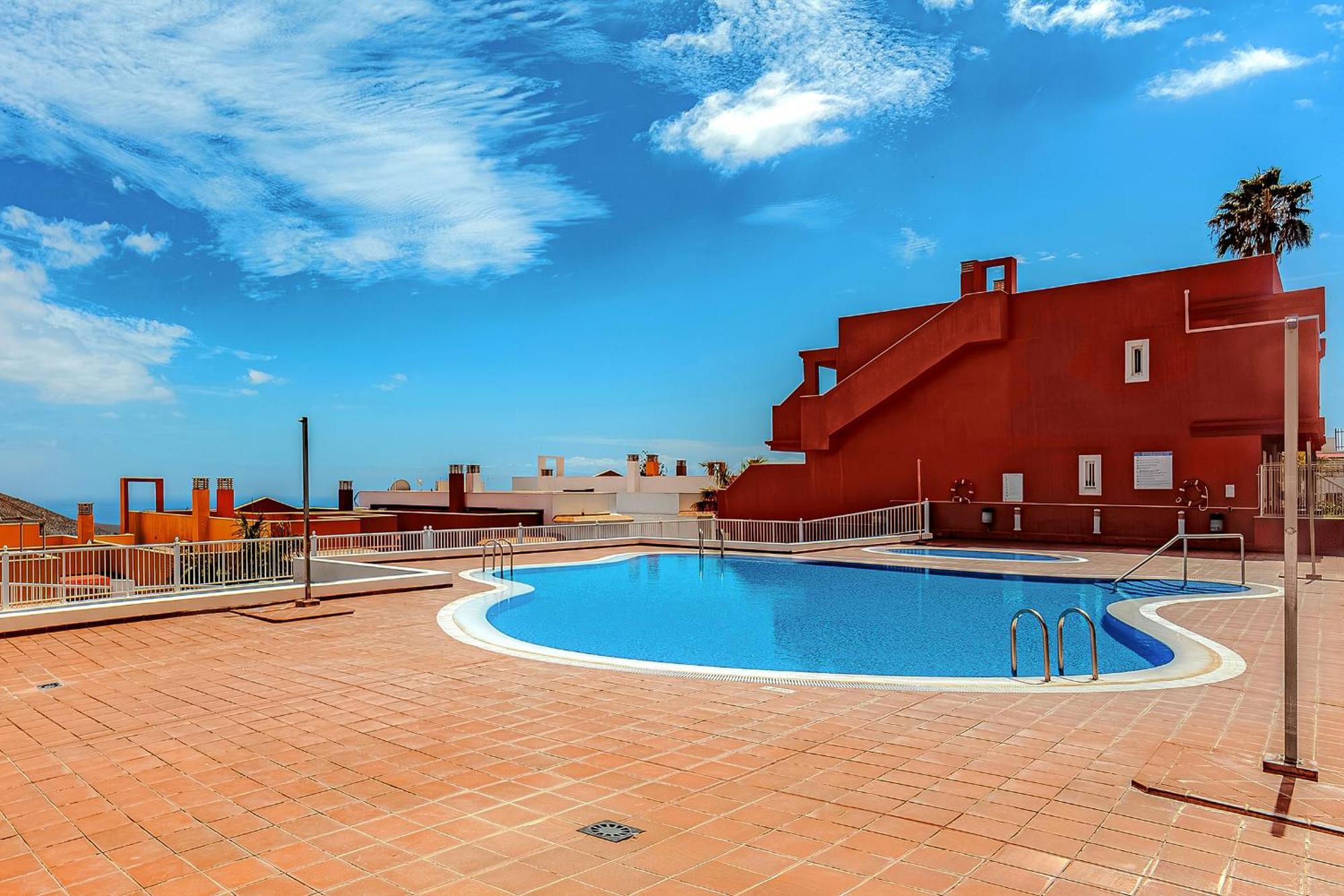 Great View Over The Ocean In Apartment Bianca With Wifi And Pool Chayofa Eksteriør bilde